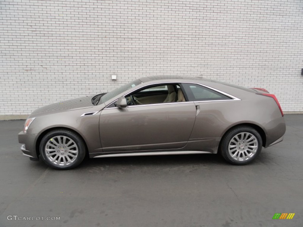 Mocha Steel Metallic 2012 Cadillac CTS 4 AWD Coupe Exterior Photo #58237491