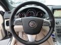 Cashmere/Cocoa 2012 Cadillac CTS 4 AWD Coupe Steering Wheel