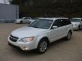 2009 Satin White Pearl Subaru Outback 2.5i Limited Wagon  photo #3