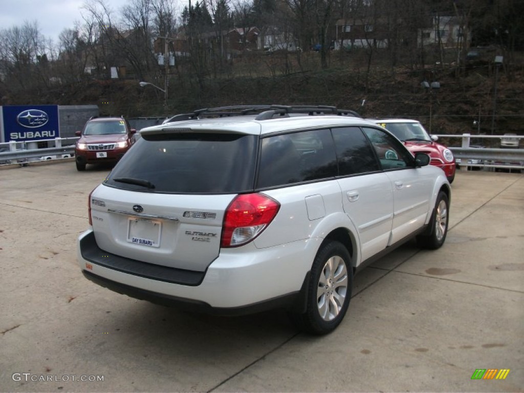 2009 Outback 2.5i Limited Wagon - Satin White Pearl / Warm Ivory photo #7