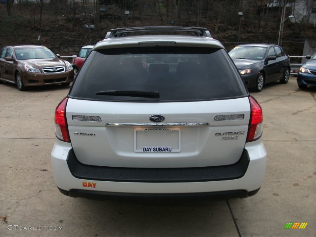 2009 Outback 2.5i Limited Wagon - Satin White Pearl / Warm Ivory photo #8