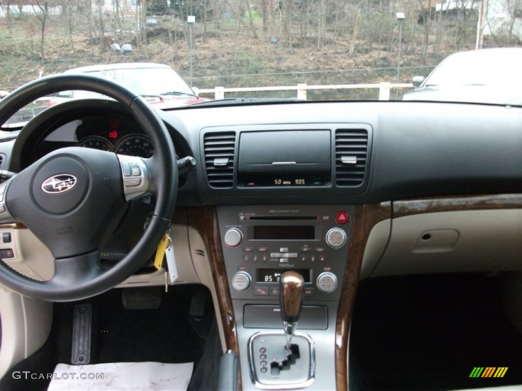 2009 Outback 2.5i Limited Wagon - Satin White Pearl / Warm Ivory photo #13