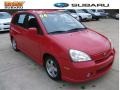 Racy Red 2004 Suzuki Aerio SX Sport Wagon