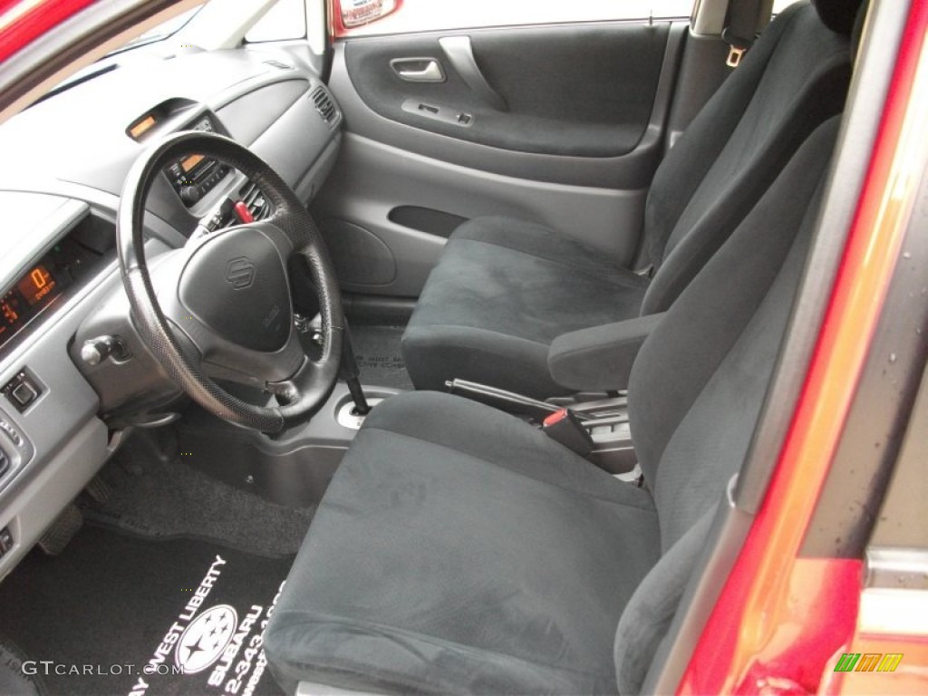 2004 Aerio SX Sport Wagon - Racy Red / Black photo #12