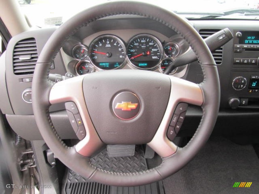 2012 Silverado 1500 LT Crew Cab 4x4 - Mocha Steel Metallic / Ebony photo #10