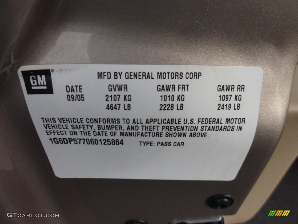 2006 CTS Sport Sedan - Sand Storm / Cashmere photo #36