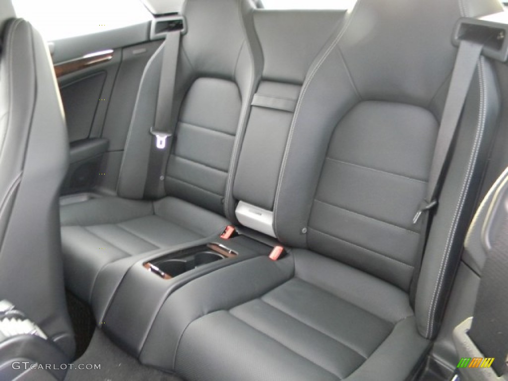 Black Interior 2012 Mercedes-Benz E 550 Cabriolet Photo #58240447