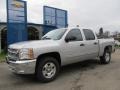 2012 Silver Ice Metallic Chevrolet Silverado 1500 LT Crew Cab 4x4  photo #1