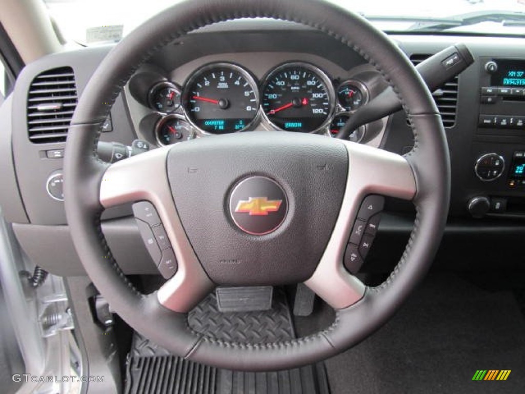 2012 Silverado 1500 LT Crew Cab 4x4 - Silver Ice Metallic / Ebony photo #10