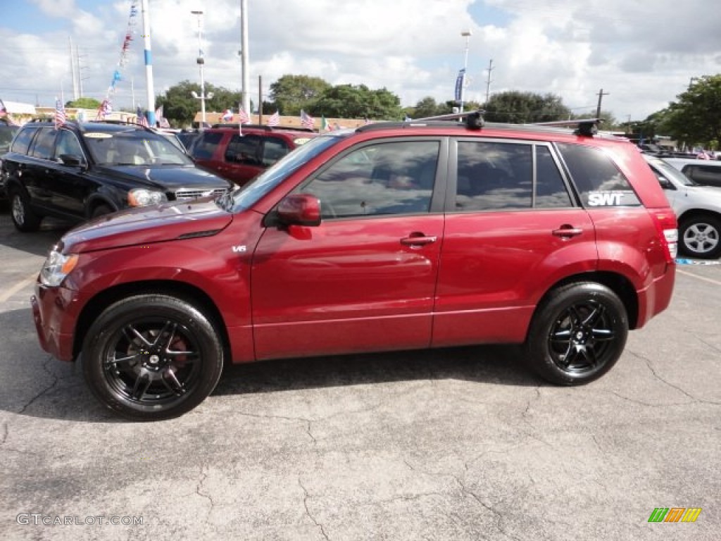 2006 Grand Vitara Luxury - Shining Red Pearl / Beige photo #2