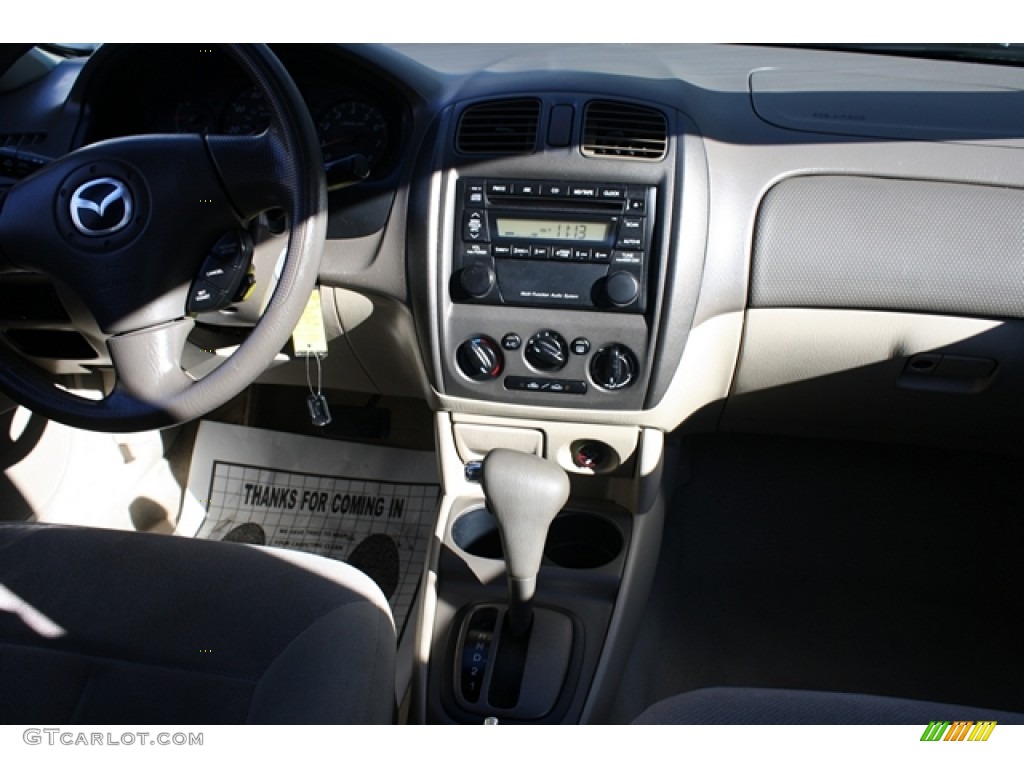 2003 Protege LX - Pure White / Gray photo #16