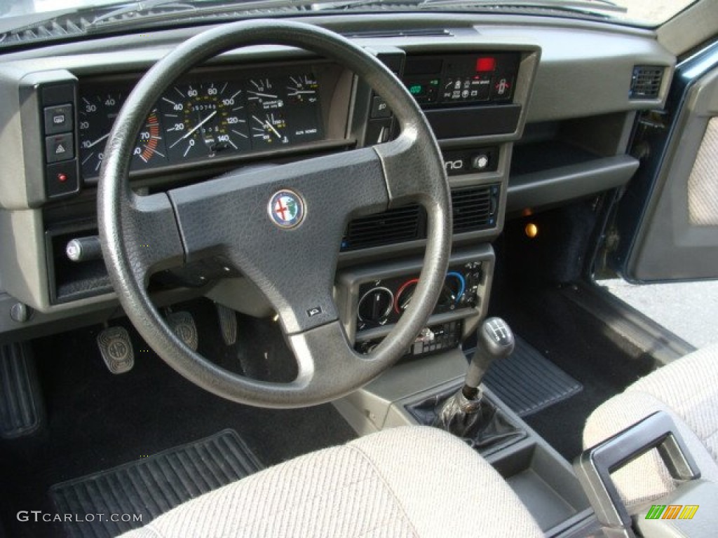 1987 Alfa Romeo Milano Silver Grey Dashboard Photo #58242523