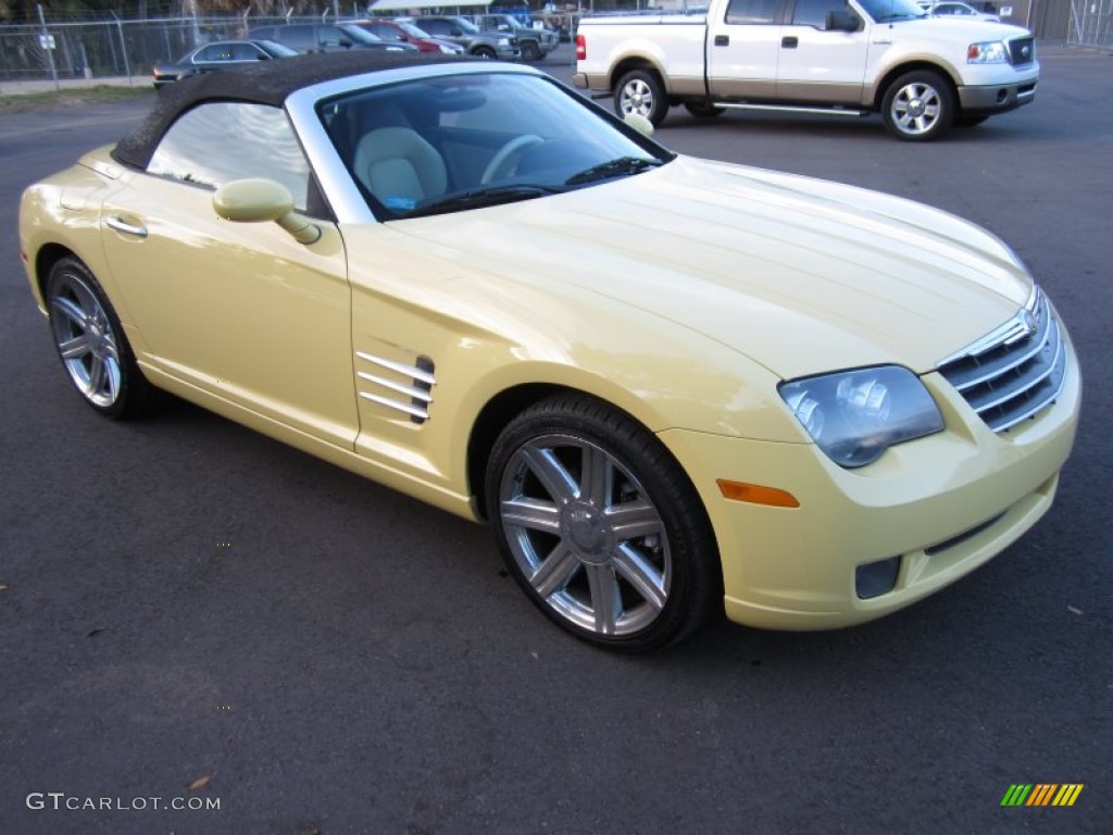 Classic Yellow Pearlcoat 2005 Chrysler Crossfire Limited Roadster Exterior Photo #58242700
