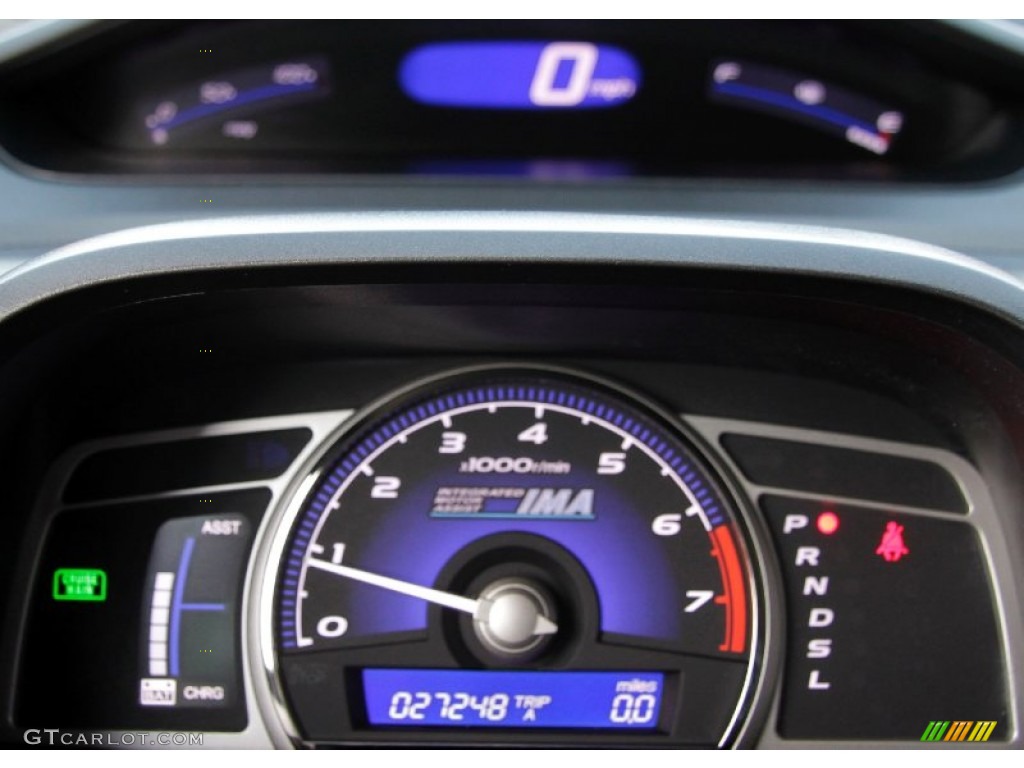 2009 Honda Civic Hybrid Sedan Gauges Photo #58242820