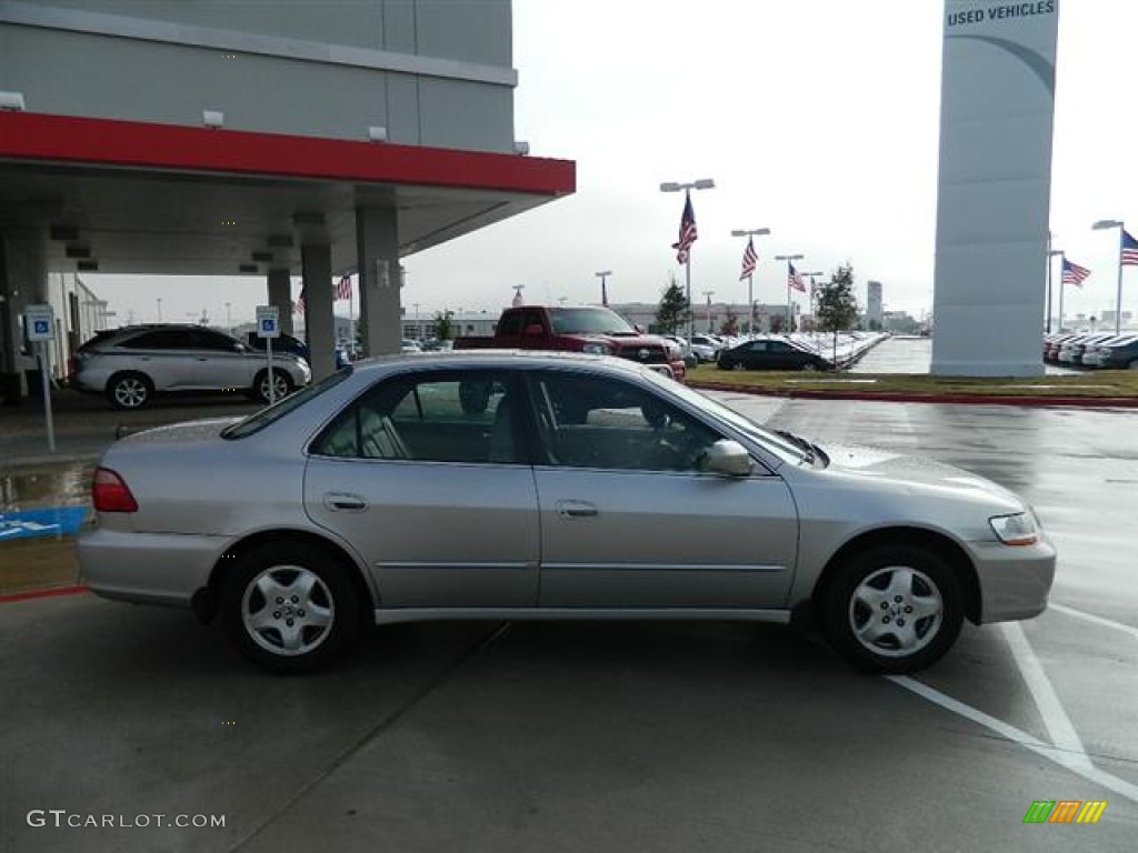 1999 Accord EX V6 Sedan - Satin Silver Metallic / Tan photo #2