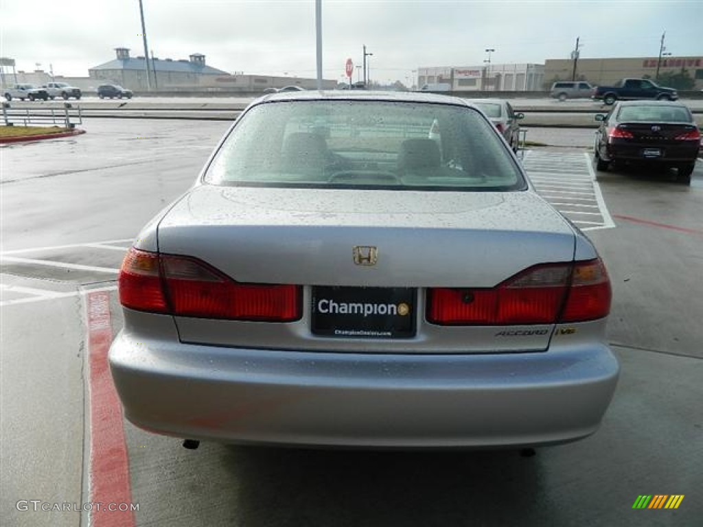1999 Accord EX V6 Sedan - Satin Silver Metallic / Tan photo #4