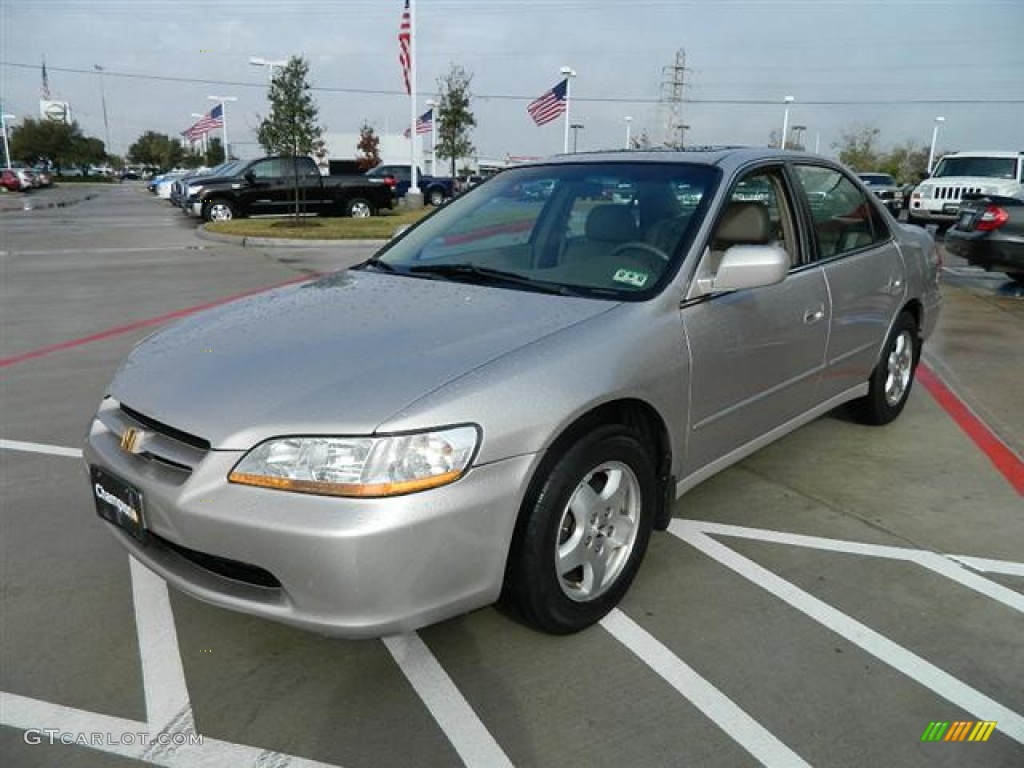 1999 Accord EX V6 Sedan - Satin Silver Metallic / Tan photo #7