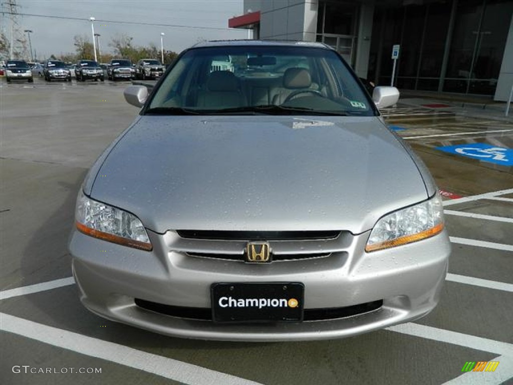 1999 Accord EX V6 Sedan - Satin Silver Metallic / Tan photo #8