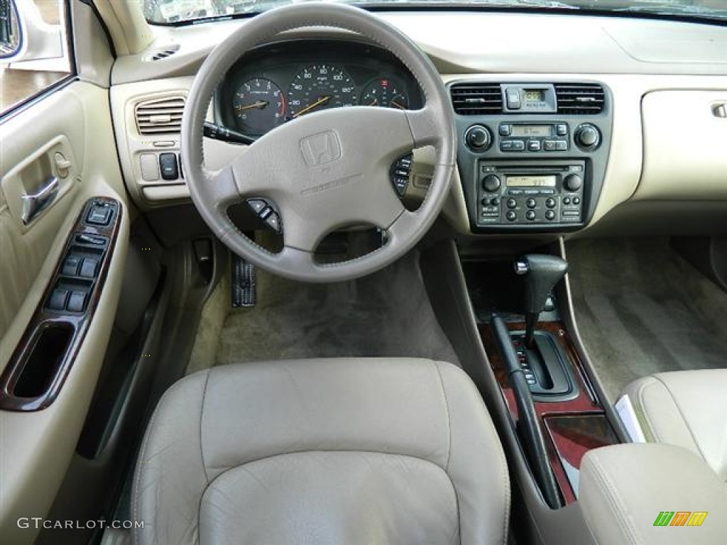 1999 Accord EX V6 Sedan - Satin Silver Metallic / Tan photo #15