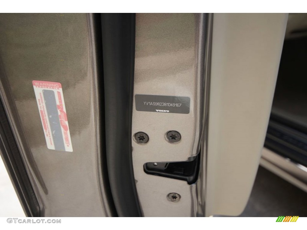 2008 S80 3.2 - Titanium Gray Metallic / Sandstone Beige photo #7