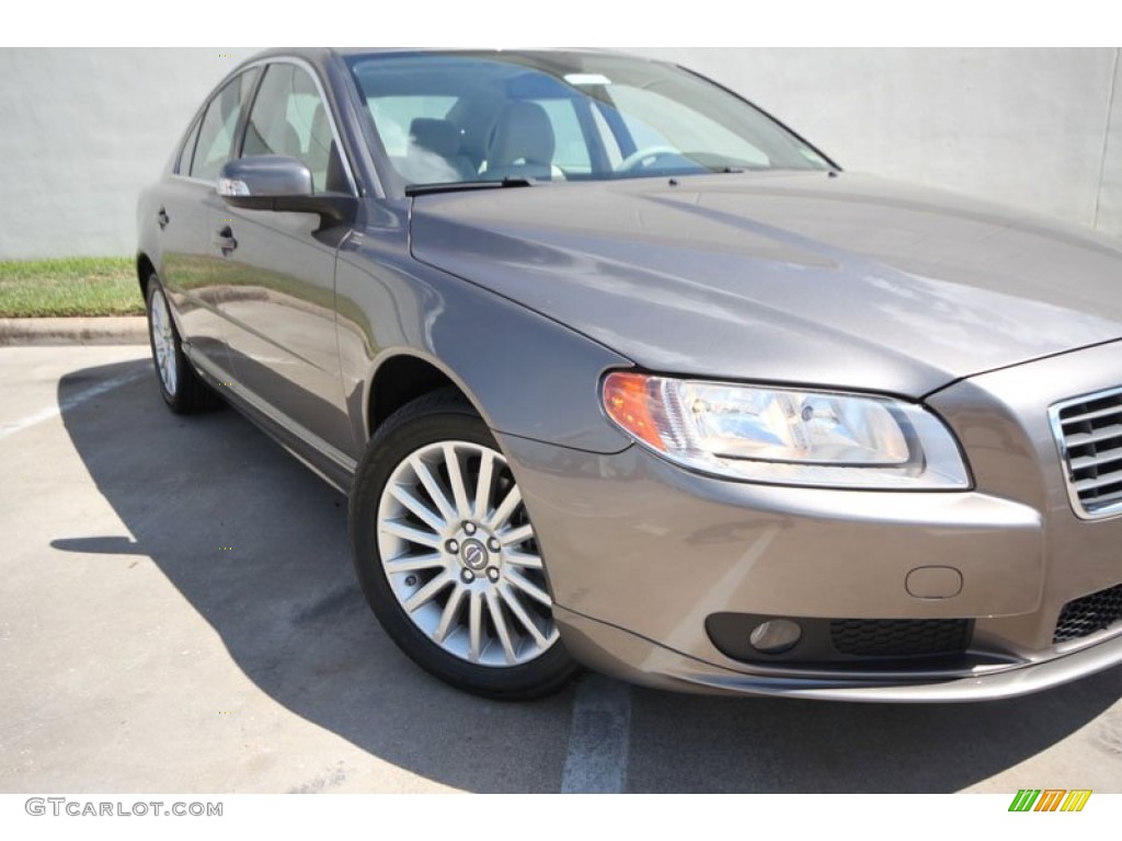 2008 S80 3.2 - Titanium Gray Metallic / Sandstone Beige photo #12