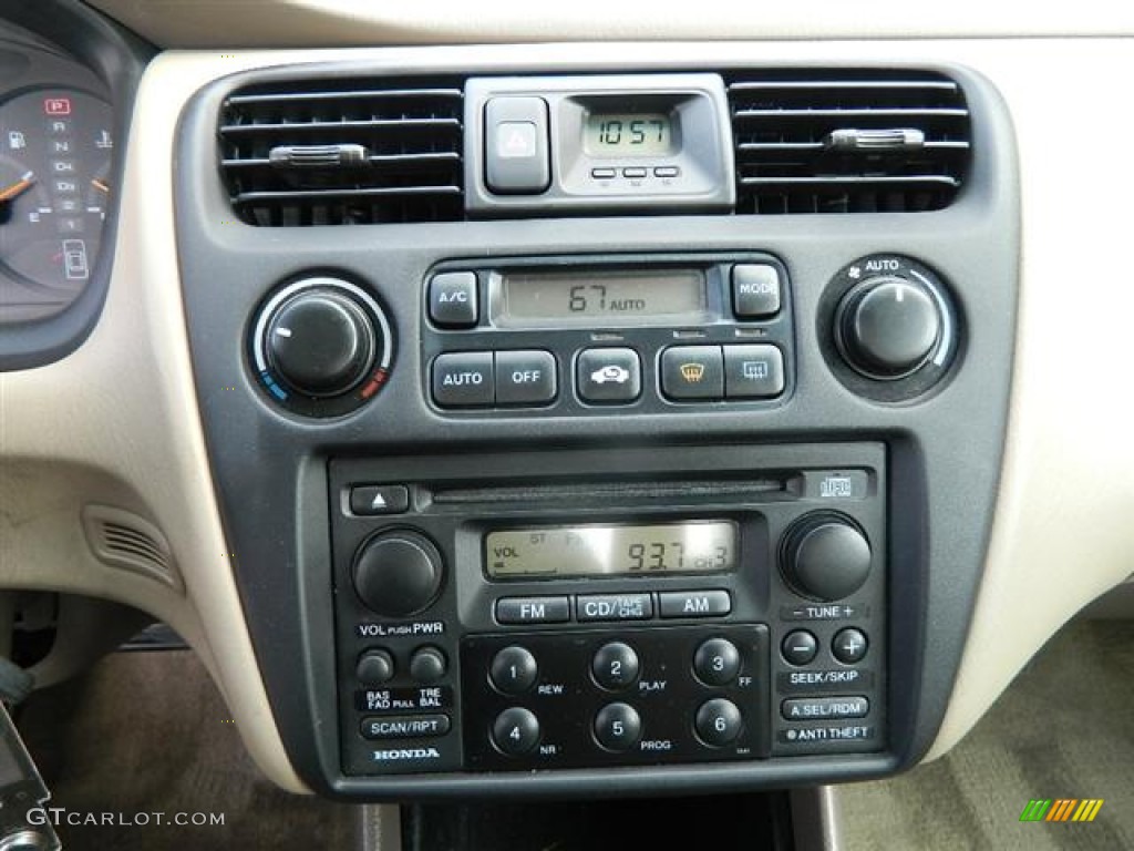 1999 Accord EX V6 Sedan - Satin Silver Metallic / Tan photo #22