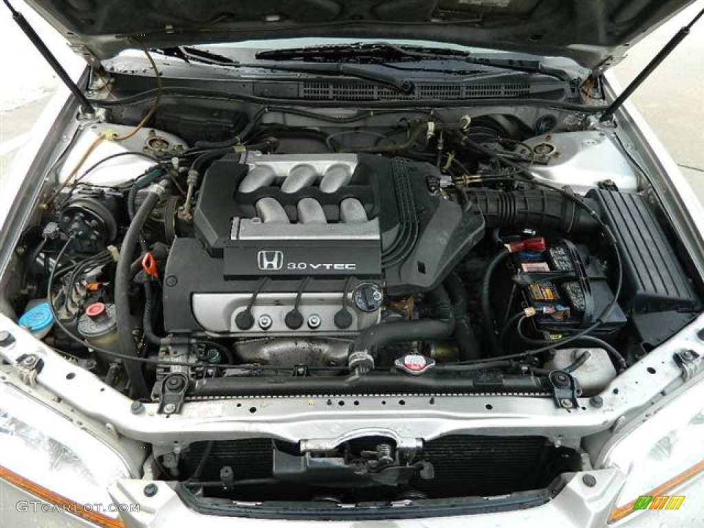 1999 Accord EX V6 Sedan - Satin Silver Metallic / Tan photo #27