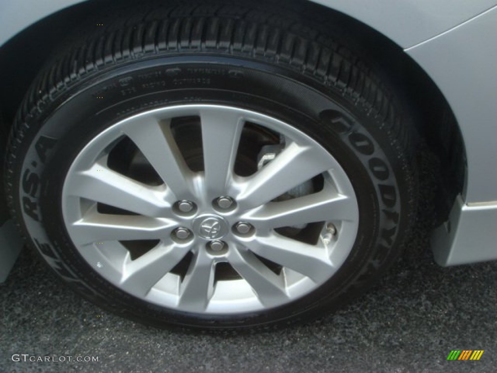 2010 Corolla S - Classic Silver Metallic / Ash photo #5
