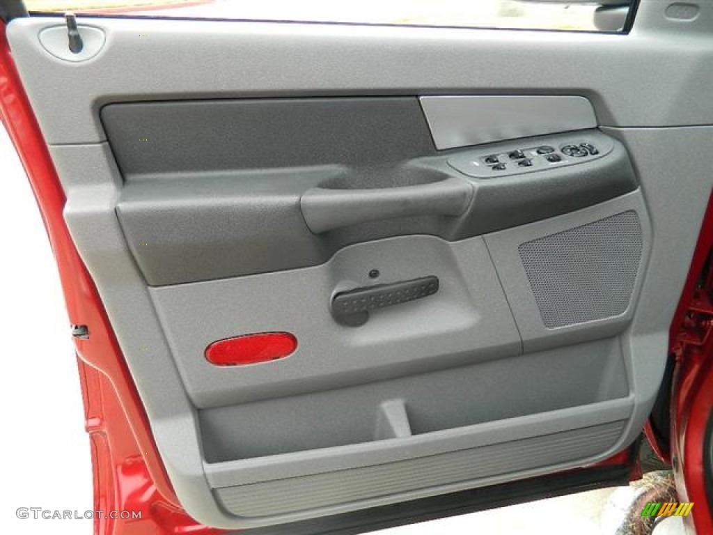 2008 Ram 1500 Big Horn Edition Quad Cab - Inferno Red Crystal Pearl / Medium Slate Gray photo #16