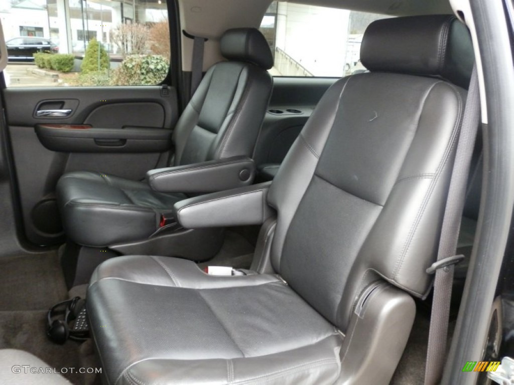 Ebony Interior 2009 Chevrolet Suburban LTZ 4x4 Photo #58245685