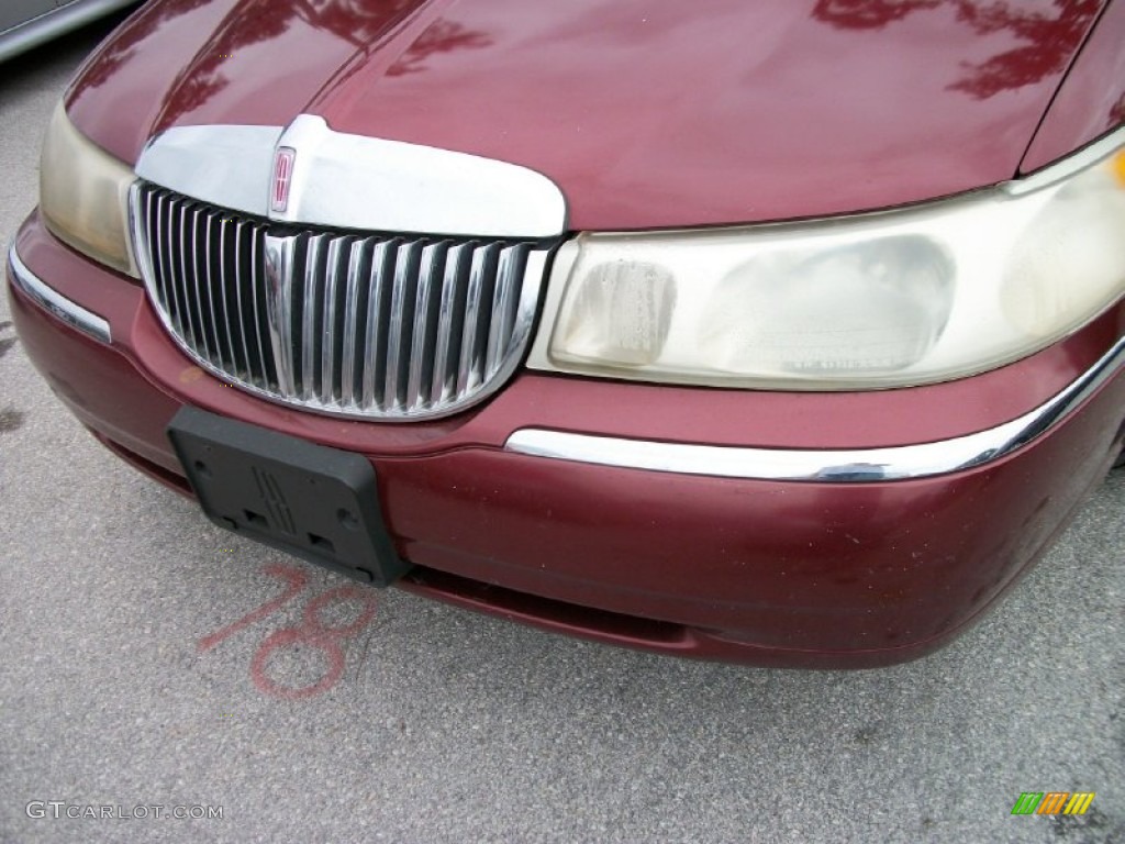 1998 Town Car Executive - Cordovan Red Metallic / Light Parchment photo #16