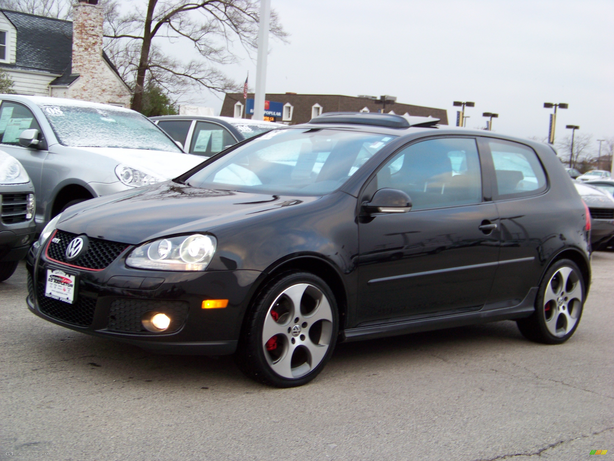 2006 GTI 2.0T - Black / Interlagos Plaid Cloth photo #1