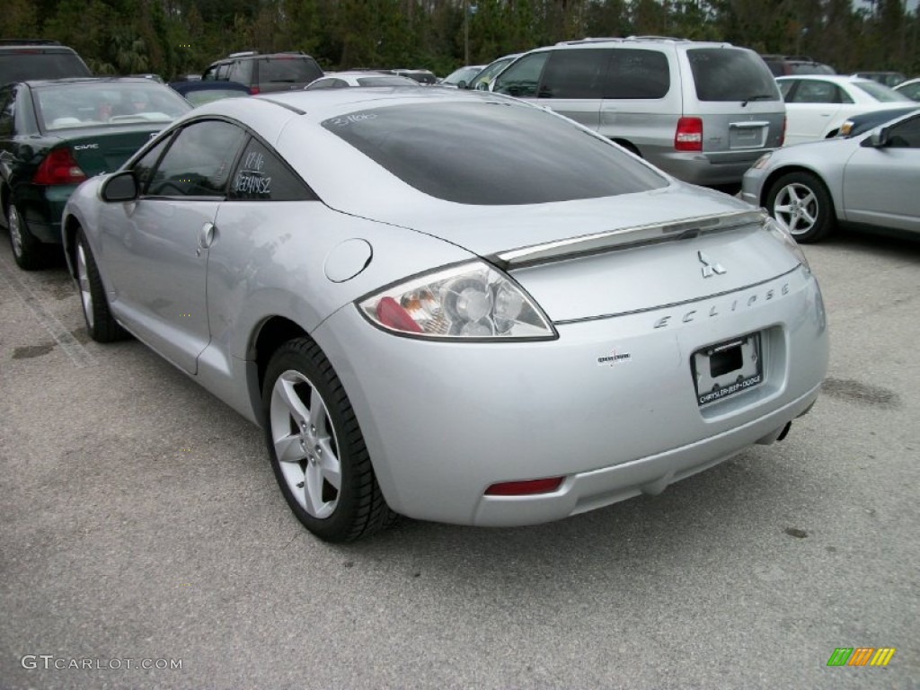 2008 Eclipse GS Coupe - Liquid Silver Metallic / Medium Gray photo #2