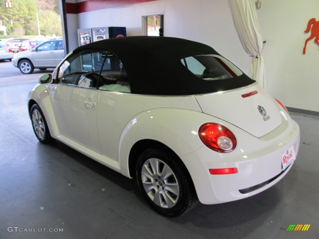 2009 New Beetle 2.5 Convertible - Candy White / Black photo #2