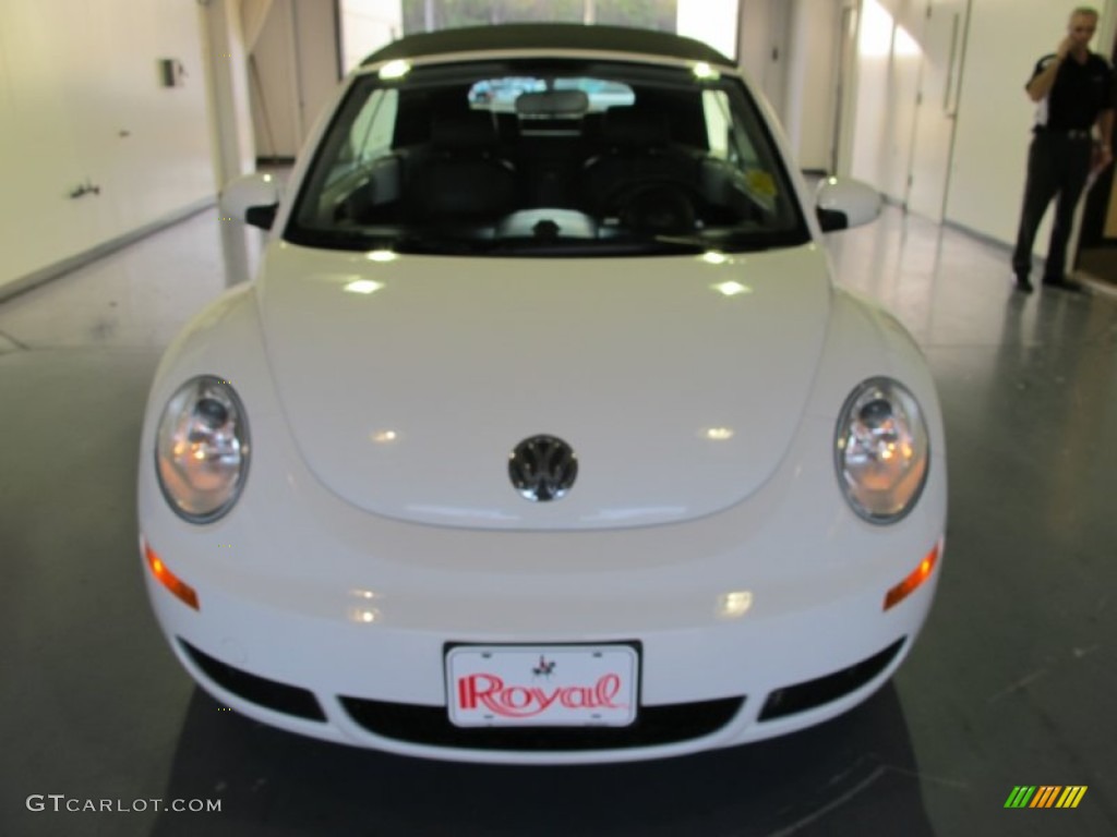 2009 New Beetle 2.5 Convertible - Candy White / Black photo #6
