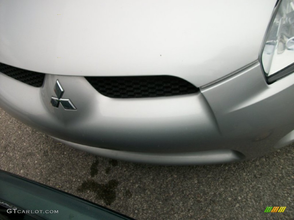 2008 Eclipse GS Coupe - Liquid Silver Metallic / Medium Gray photo #19