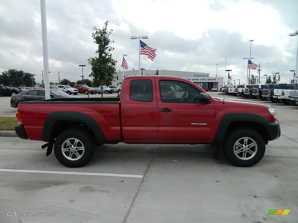 2012 Tacoma Prerunner Access cab - Barcelona Red Metallic / Graphite photo #4