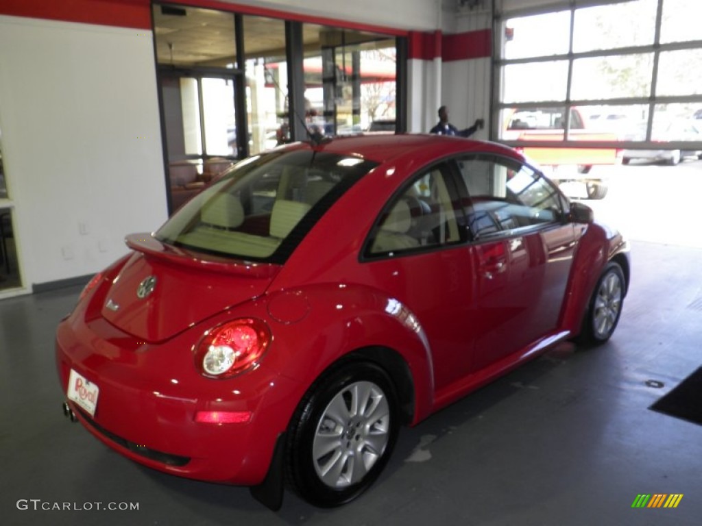 2010 New Beetle 2.5 Coupe - Salsa Red / Cream photo #4