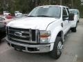 Oxford White - F450 Super Duty Lariat Crew Cab 4x4 Dually Photo No. 1