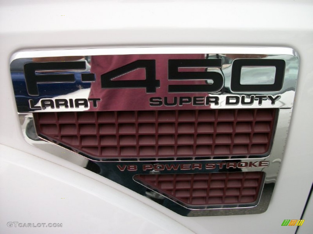 2008 Ford F450 Super Duty Lariat Crew Cab 4x4 Dually Marks and Logos Photo #58247473