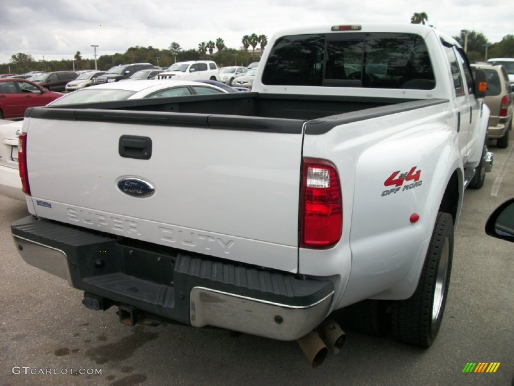 Oxford White 2008 Ford F450 Super Duty Lariat Crew Cab 4x4 Dually Exterior Photo #58247494