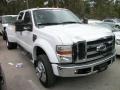 Oxford White 2008 Ford F450 Super Duty Lariat Crew Cab 4x4 Dually Exterior
