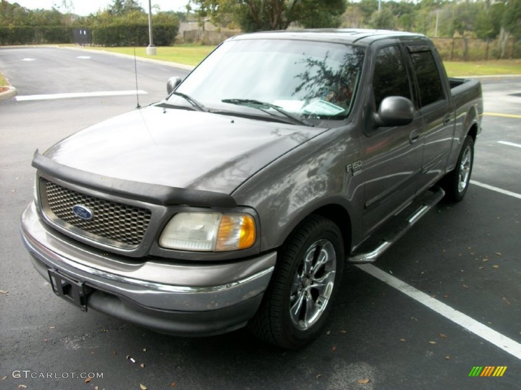 2003 F150 XLT SuperCrew - Dark Shadow Grey Metallic / Medium Graphite Grey photo #1