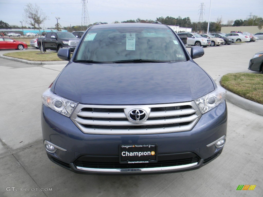 2012 Highlander  - Shoreline Blue Pearl / Ash photo #2