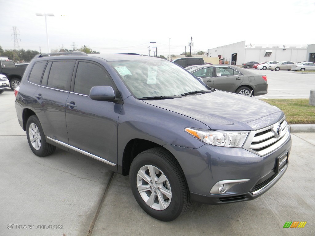 2012 Highlander  - Shoreline Blue Pearl / Ash photo #3