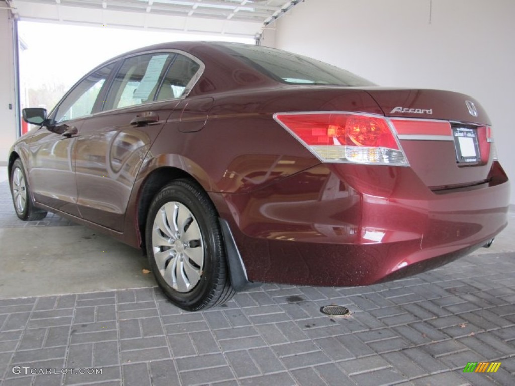 2011 Accord LX Sedan - Basque Red Pearl / Ivory photo #3