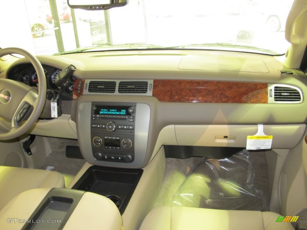 2012 Yukon SLT - Gold Mist Metallic / Light Tan photo #9