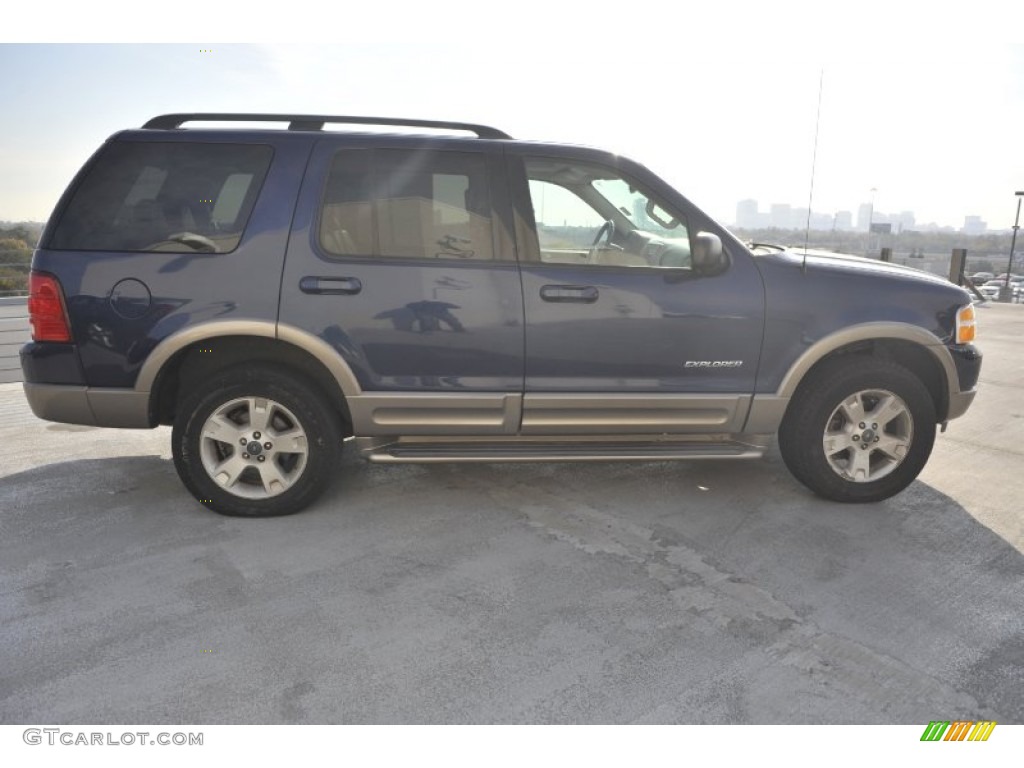 2004 Explorer Eddie Bauer - Dark Blue Pearl Metallic / Medium Parchment photo #7