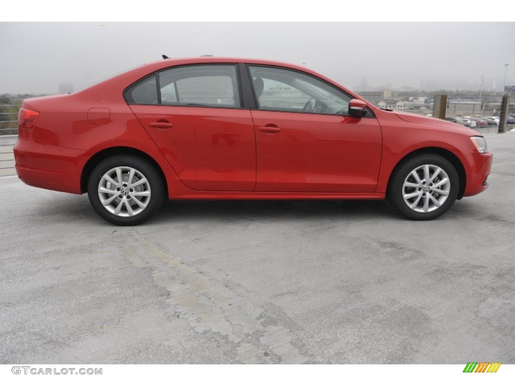 Tornado Red 2011 Volkswagen Jetta SE Sedan Exterior Photo #58249460