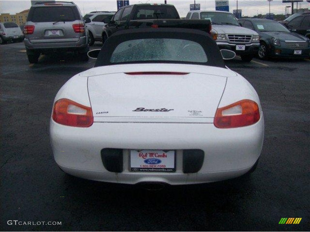 2002 Boxster  - Carrara White / Black photo #4